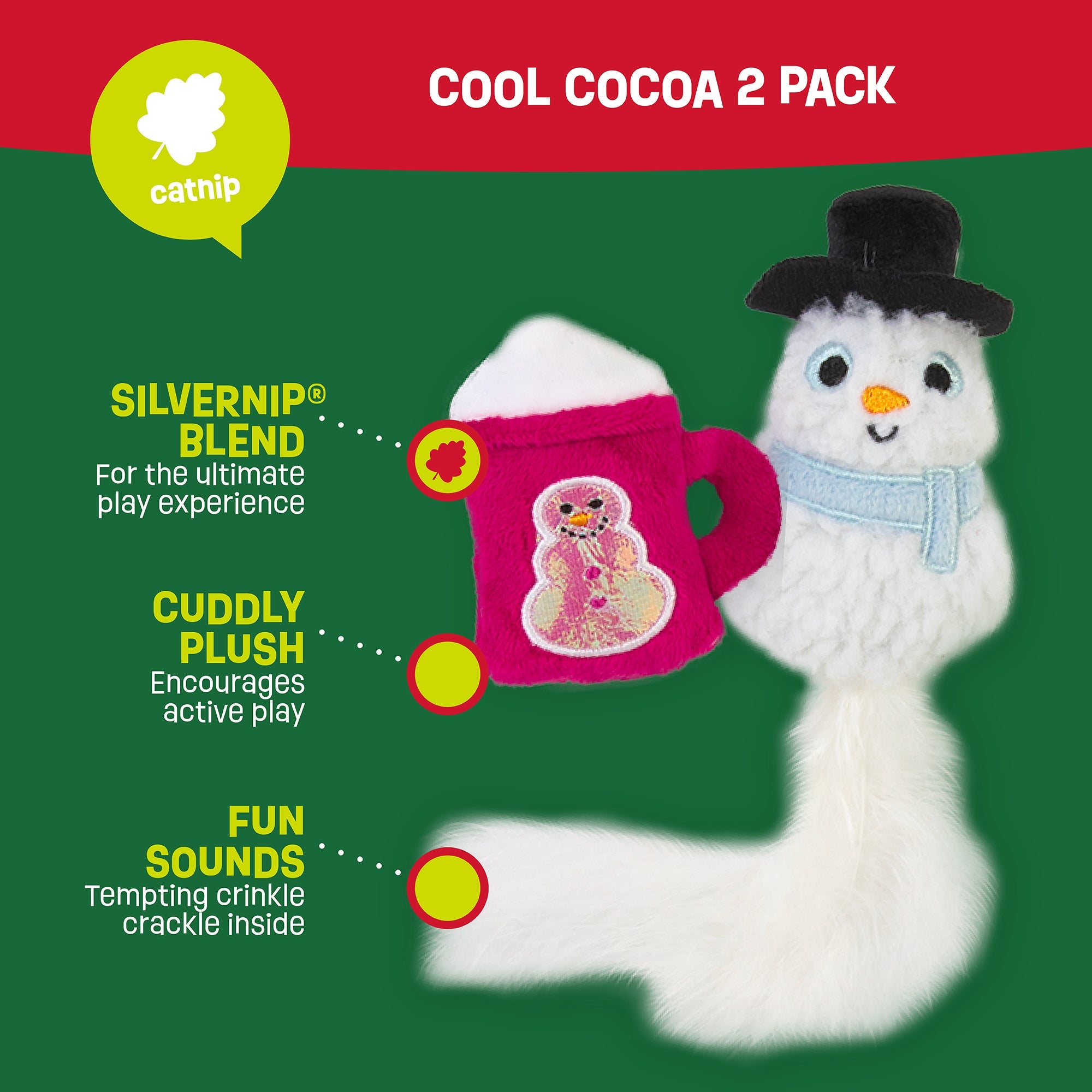 Mad Cat Cool Cocoa Cat Toy