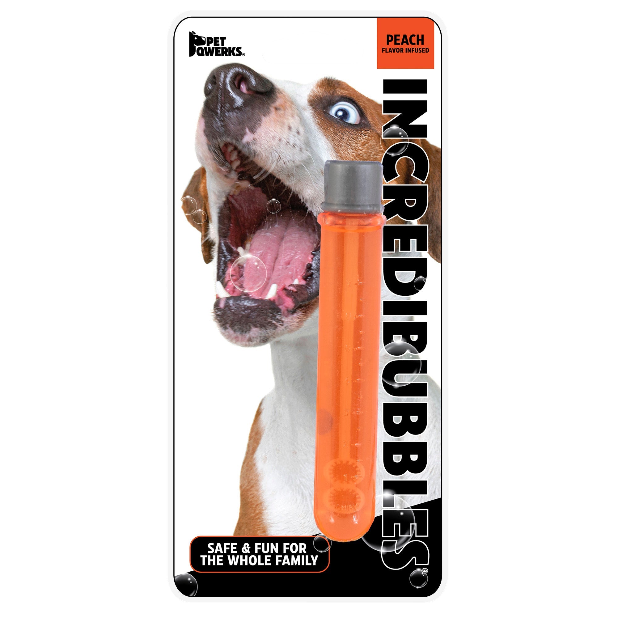 Pet Qwerks Peach IncredibBubbles Interactive Toy