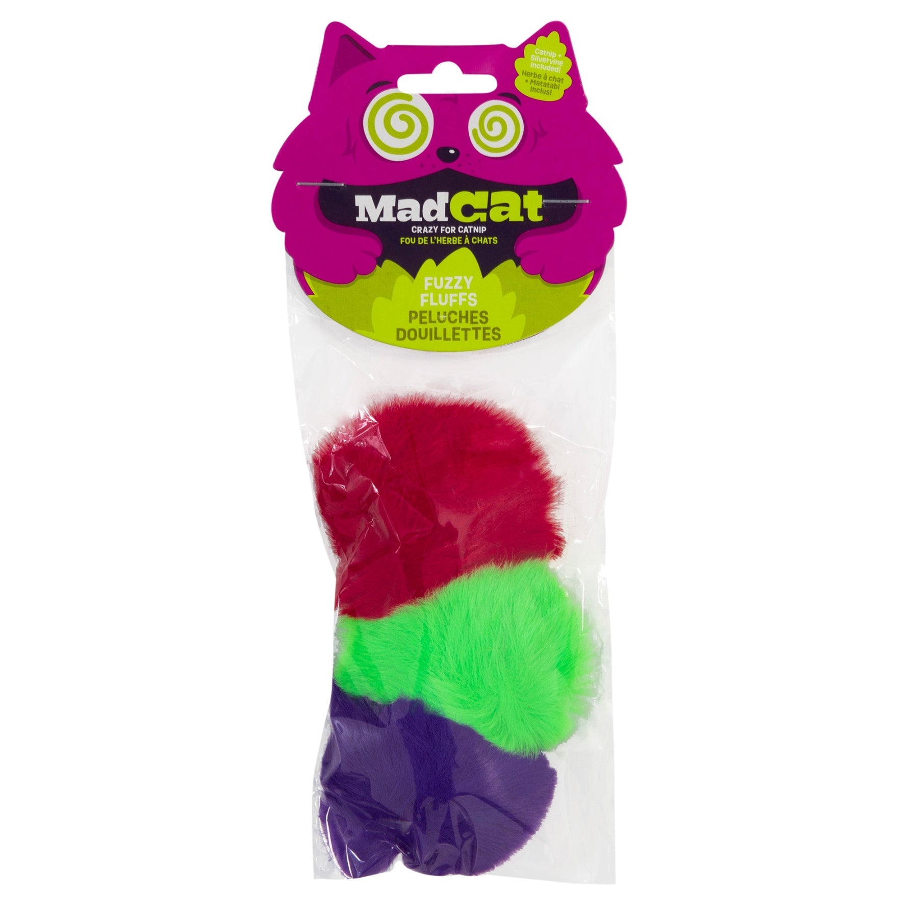 Mad Cat Fuzzy Fluffs Catnip Toy