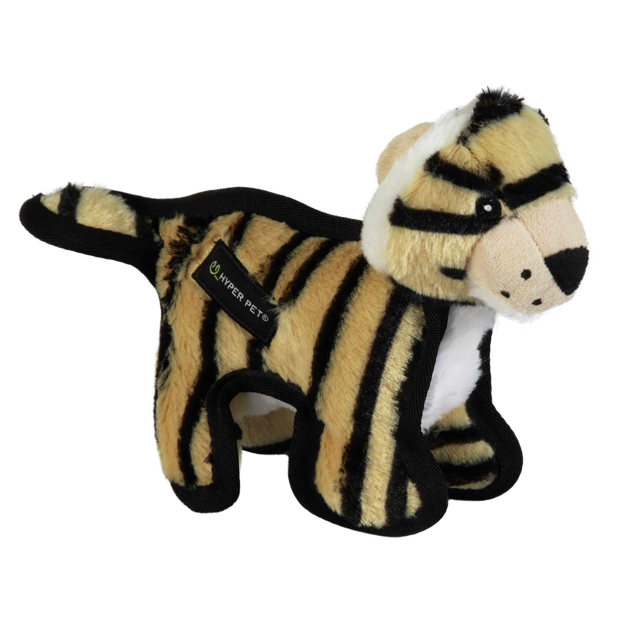 Hyper Pet Tough Plush Tiger With Squeakers