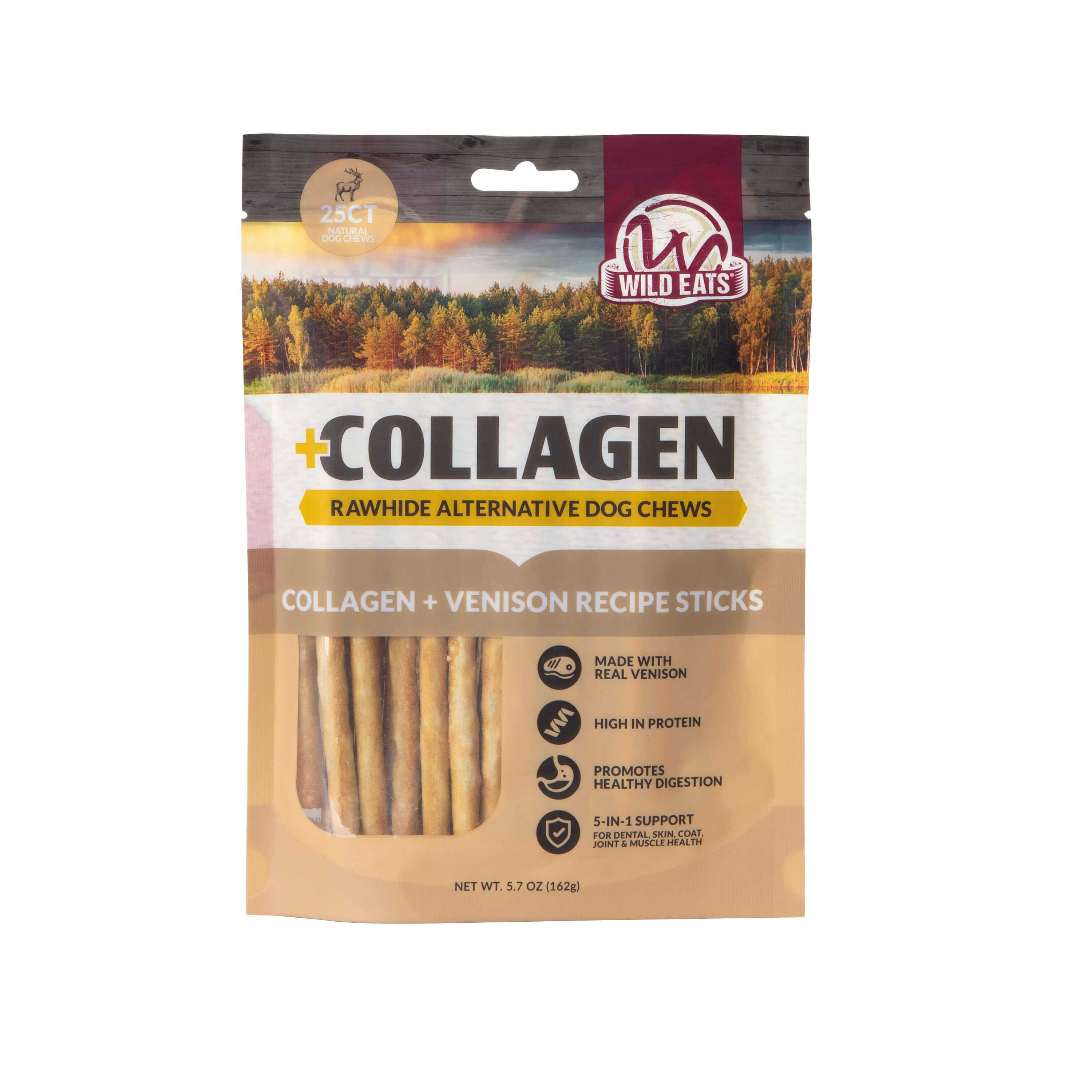 Wild Eats Collagen Venison Recipe Sticks